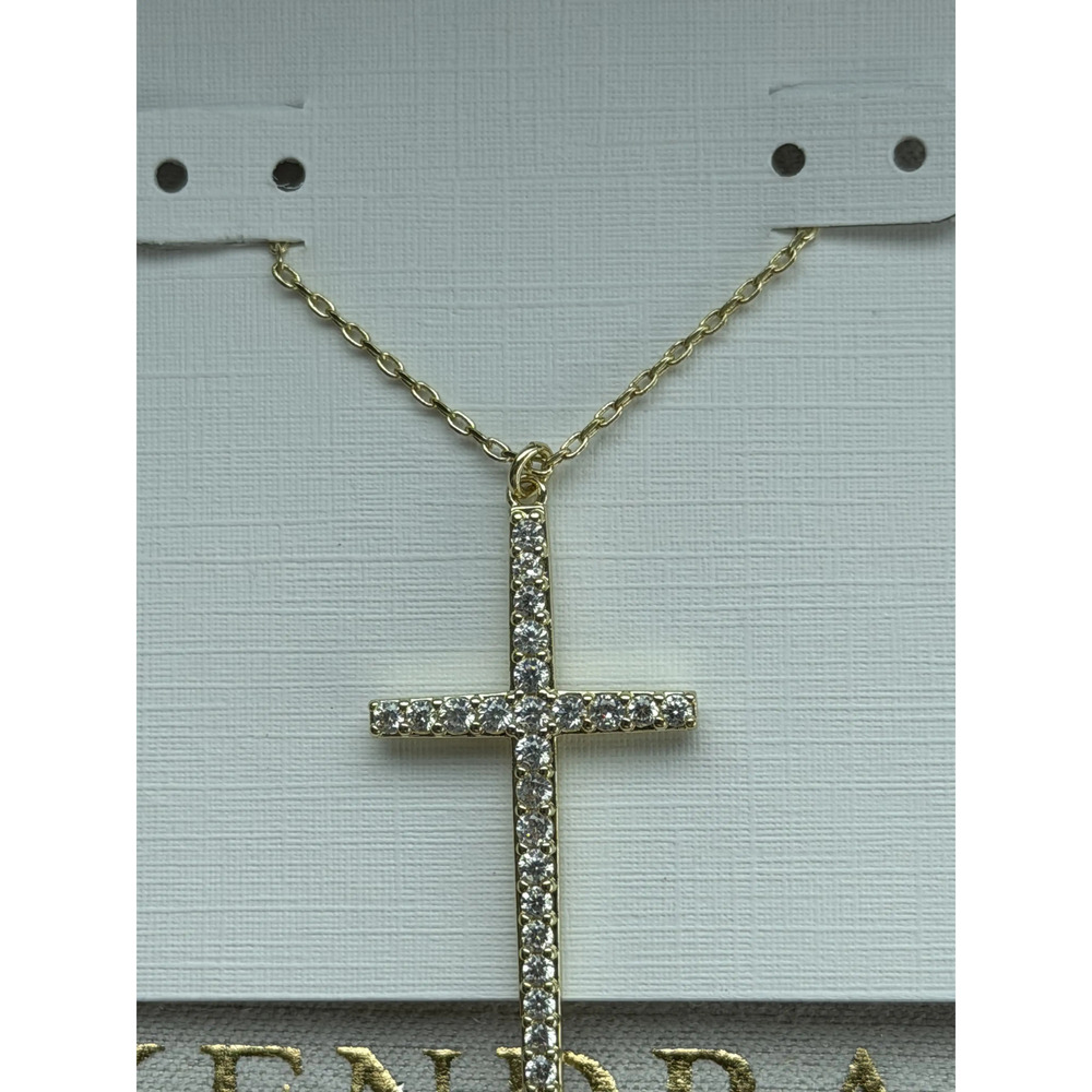 Kendra Scot Cross Pendant Necklace